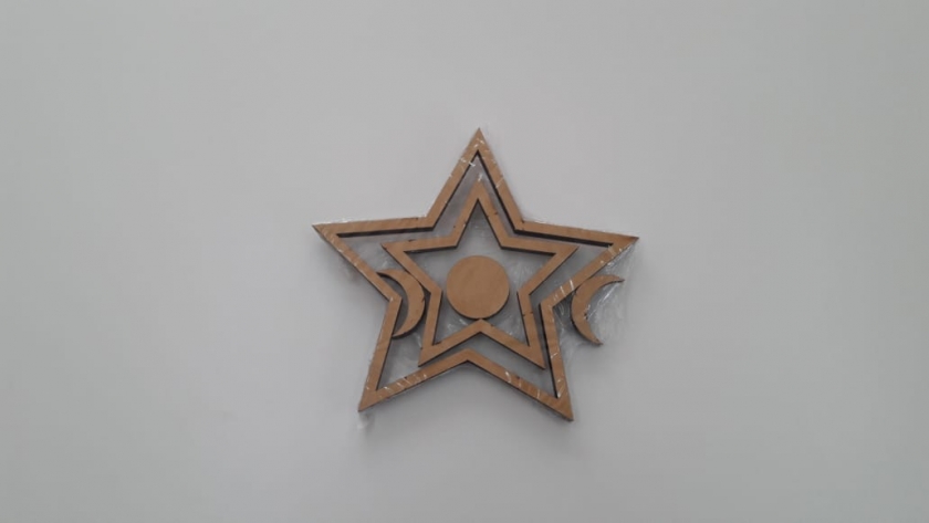 Accesorios para la confección de Mandalas y Atrapa Sueños 3D en fibrofacil.