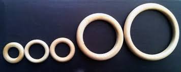 ARGOLLAS DE MADERA PARA CORINTINERIA Y MANUALIDADES